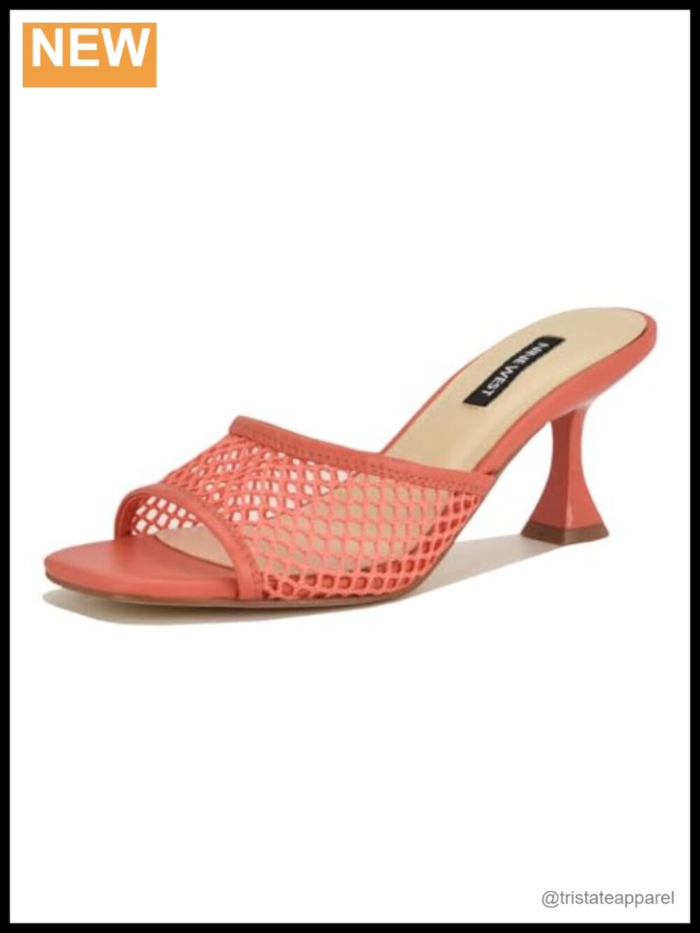Nine West Cabana Woven Textile Faux Leather Heeled Dress Sandals